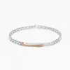 Bracciale  Zancan in oro bianco con diamanti.
