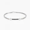 Bracciale  Zancan in oro bianco con diamanti.