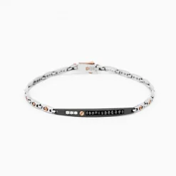 Bracciale  Zancan in oro bianco con diamanti.