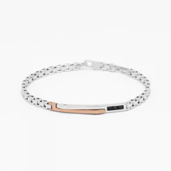 Bracciale Zancan in oro bianco con diamanti.