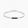 Bracciale  Zancan in oro bianco con diamanti.