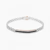Bracciale  Zancan in oro bianco con diamanti.