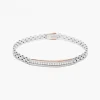 Bracciale  Zancan in oro bianco con diamanti.
