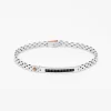 Bracciale  Zancan in oro bianco con diamanti.