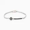 Bracciale  Zancan in oro bianco con diamanti.