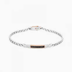 Bracciale Zancan in oro bianco con diamanti.