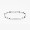Bracciale  Zancan in oro bianco con diamanti.
