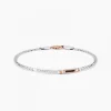 Bracciale  Zancan in oro bianco con diamanti.
