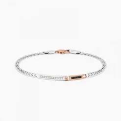 Bracciale Zancan in oro bianco con diamanti.