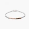 Bracciale  Zancan in oro bianco con diamanti.