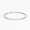 Bracciale  Zancan in oro bianco con diamanti.