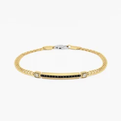 Bracciale Zancan in oro bianco con diamanti.