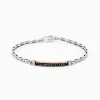 Bracciale  Zancan in oro bianco con diamanti.