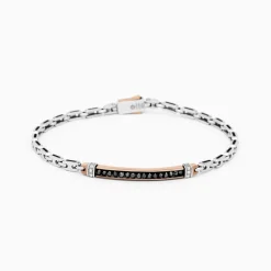 Bracciale Zancan in oro bianco con diamanti.