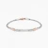 Bracciale  Zancan in oro bianco con diamanti.