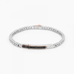 Bracciale  Zancan in oro bianco con diamanti.