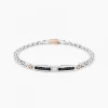 Bracciale  Zancan in oro bianco con diamanti.