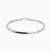 Bracciale  Zancan in oro bianco con diamanti.