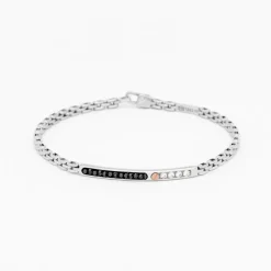 Bracciale  Zancan in oro bianco con diamanti.