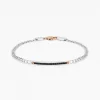 Bracciale  Zancan in oro bianco con diamanti.