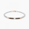 Bracciale  Zancan in oro bianco con diamanti.