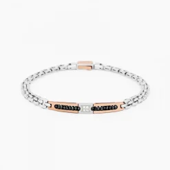 Bracciale  Zancan in oro bianco con diamanti.