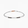 Bracciale  Zancan in oro bianco con diamanti.