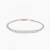 Bracciale  Zancan in oro bianco con diamanti.