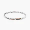 Bracciale  Zancan in oro bianco con diamanti.