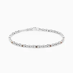 Bracciale Zancan in oro bianco con diamanti.