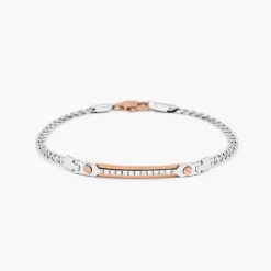 Bracciale  Zancan in oro bianco con diamanti.
