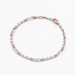 Bracciale  Zancan in oro bianco con diamanti.