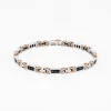 Bracciale  Zancan in oro bianco con diamanti.