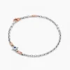 Bracciale  Zancan in oro bianco con diamanti e rosa dei venti.