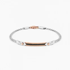 Bracciale  Zancan in oro bianco con diamanti.