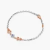 Bracciale  Zancan in oro bianco con diamanti e pietre preziose.