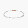 Bracciale  Zancan in oro bianco con diamanti.