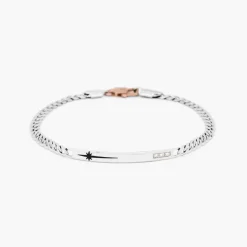 Bracciale Zancan in oro bianco con diamanti.