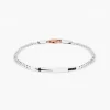 Bracciale  Zancan in oro bianco con diamanti.