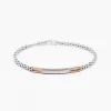 Bracciale  Zancan in oro bianco con diamanti.