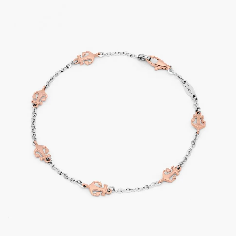 Bracciale Zancan in oro bianco e ancora