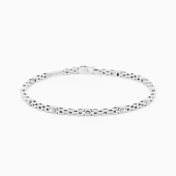 Bracciale  Zancan in oro bianco con diamanti.