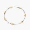 Bracciale  Zancan in oro bianco e ancora