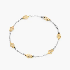 Bracciale Zancan in oro bianco e ancora