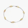 Bracciale  Zancan in oro bianco e nodo nautico