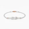 Bracciale  Zancan in oro bianco con diamanti.