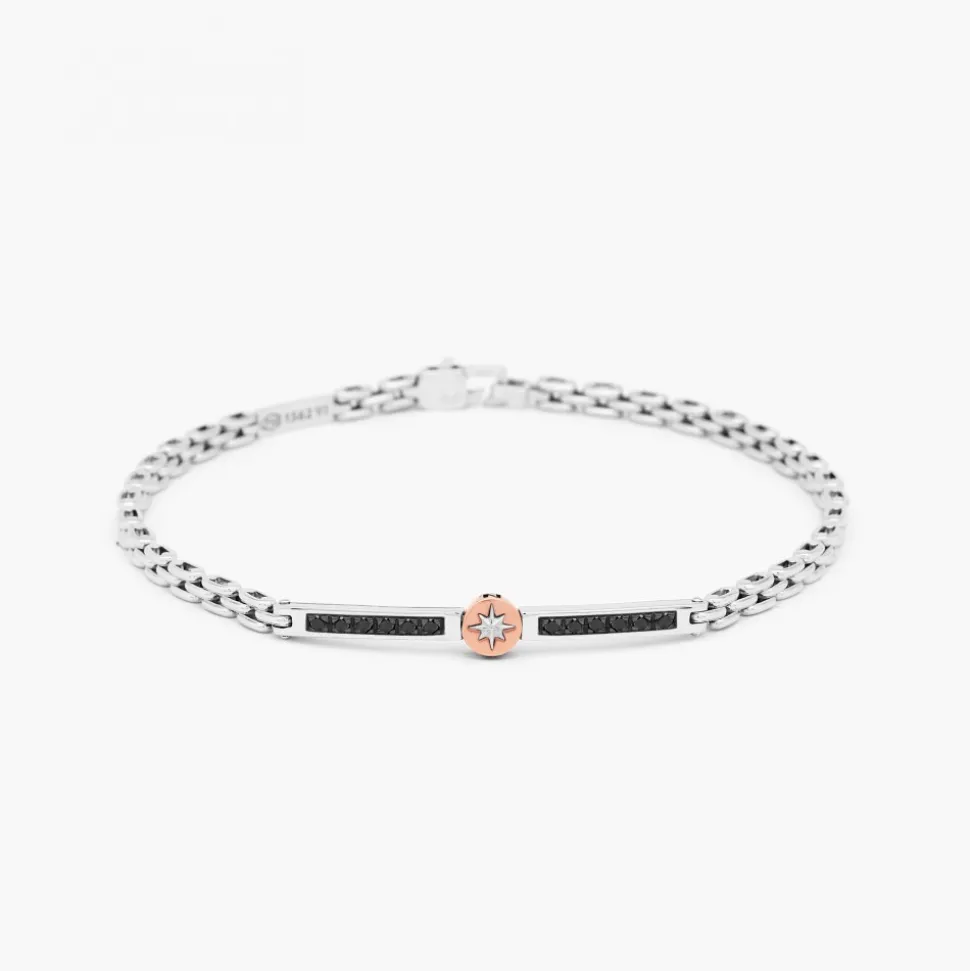 Bracciale Zancan in oro bianco con diamanti.