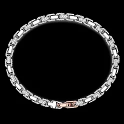 Bracciale Zancan in oro bianco 18kt e diamanti.