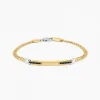 Bracciale  Zancan in oro giallo con diamanti.