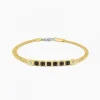 Bracciale  Zancan in oro giallo con diamanti.